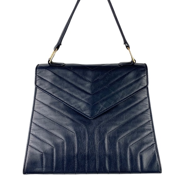 Yves Saint Laurent Handbags - YSL Vintage Y Quilted Leather Handbag